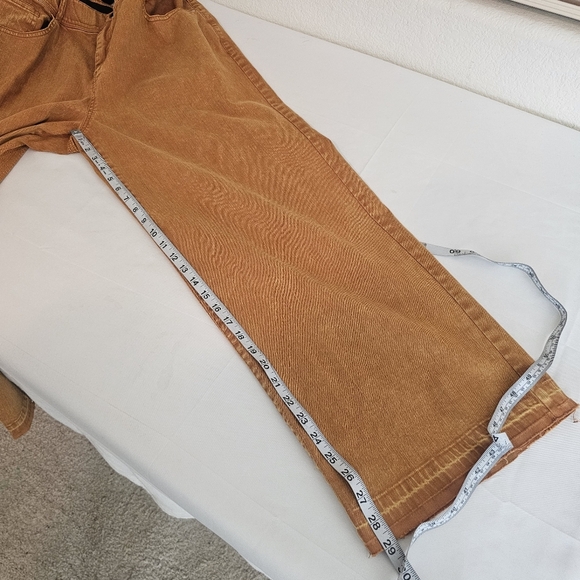 NWOT T.E By Tracy Evans Wide Leg Caramel Denim Jeans - Picture 8 of 11